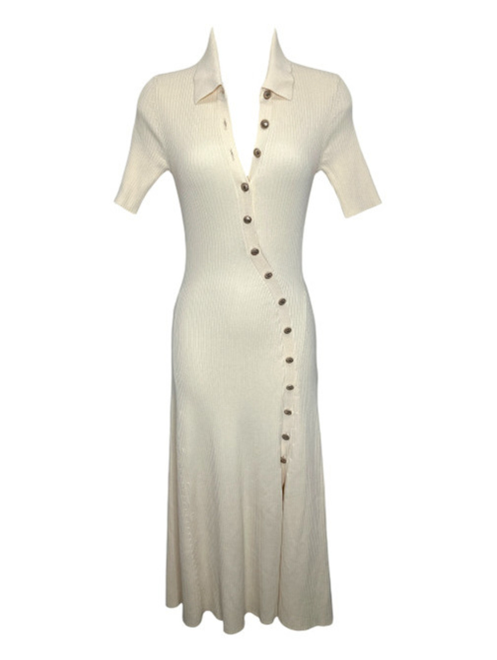 Maje Rimisa Midi Dress In Ecru